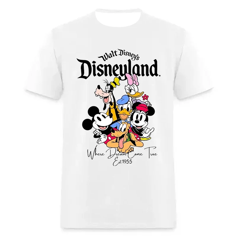 

Disney Mickey and their friends cartoon printed men's short-sleeved shirts summer bestsellers high-quality T-shirts