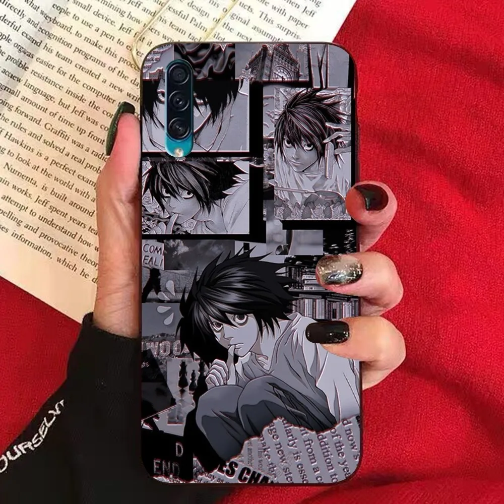 D-death note anime caso de telefone para samsung a 10 11 12 13 20 21 22 30 31 32 40 51 52 53 70 71 72 73 91 13 escudo