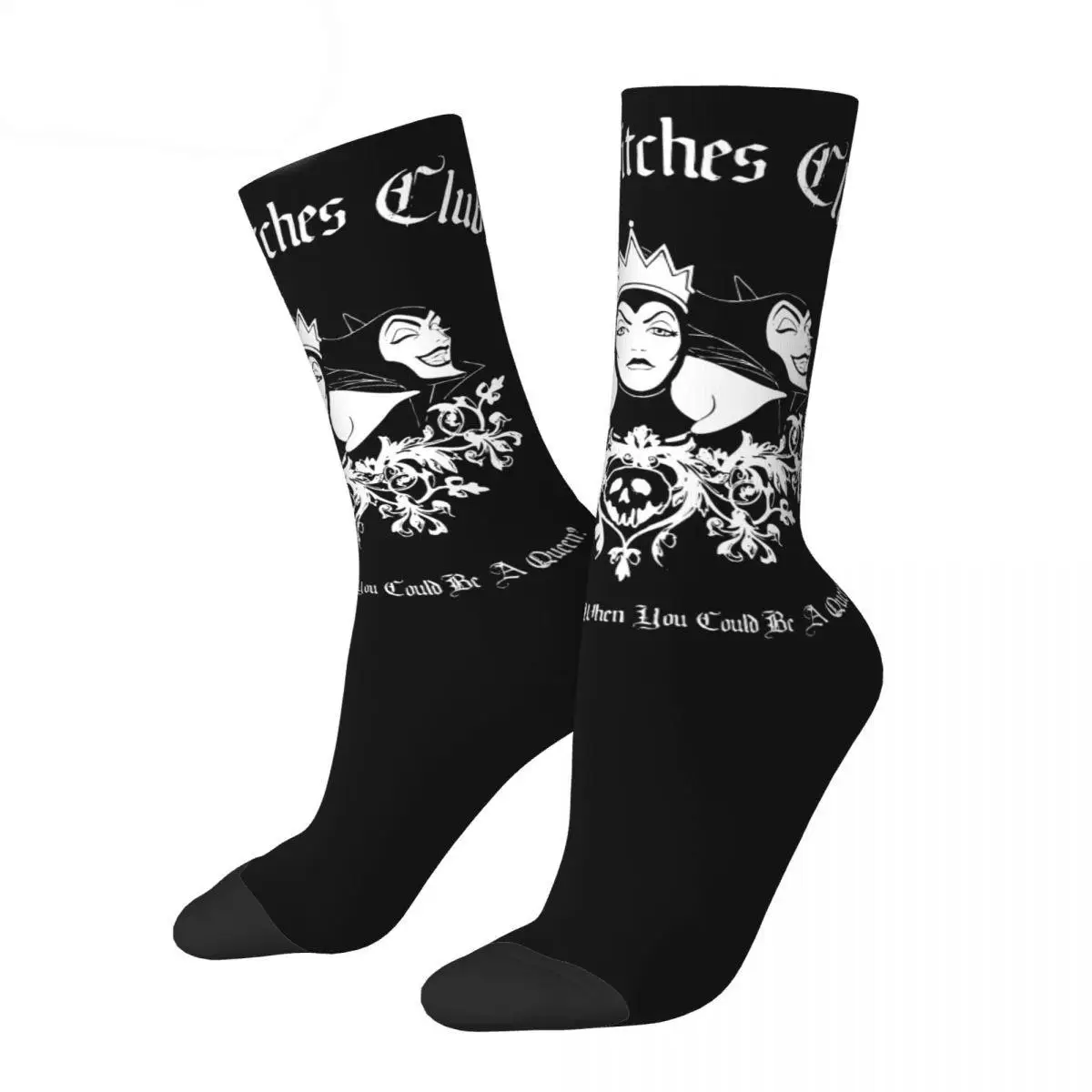 New Villains Socks Men\'s Women\'s Casual Bad Witches Club Group Socks High Quality Spring Summer Autumn Winter Socks Gifts