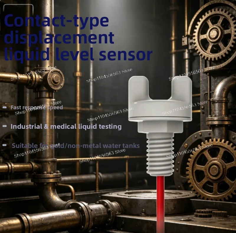 Contact Ultrasonic Point Level Sensor Module for Viscous Liquid Metal Container Detection Switch