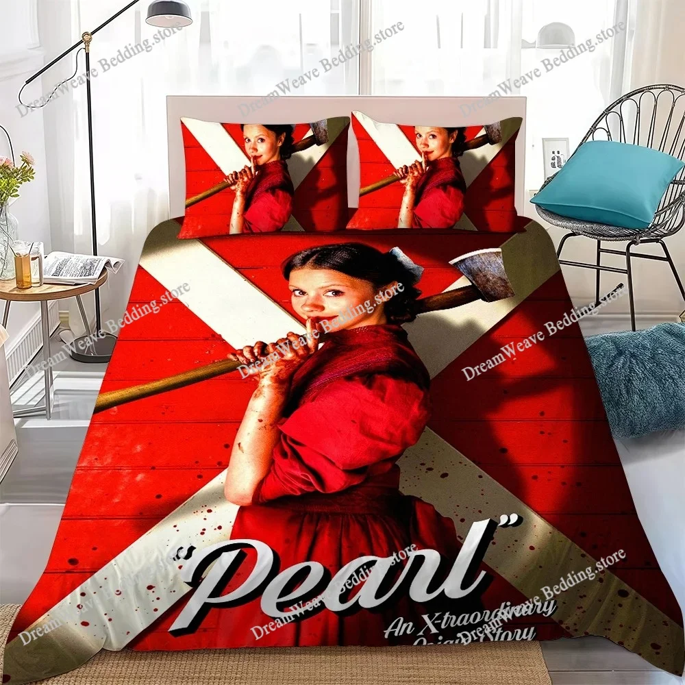 

Horror Movie Pearl Duvet Cover Set Home Style Bedding Soft Laundry Cotton Bed Student Dormitory Gift