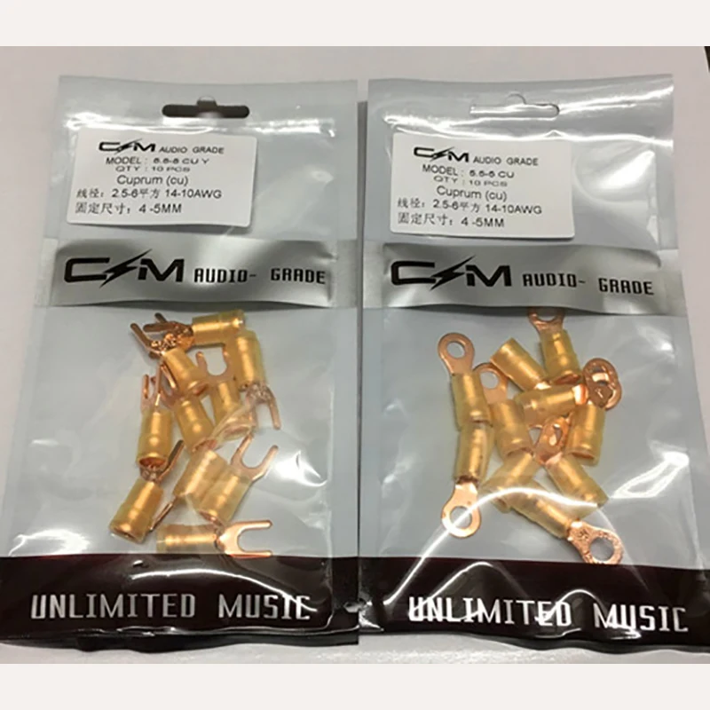 Conectores de pala de terminal de engarzado de conector de cable macho hembra con aislamiento de cobre -196 ° Prensado en frío en forma de U O con funda de silicona