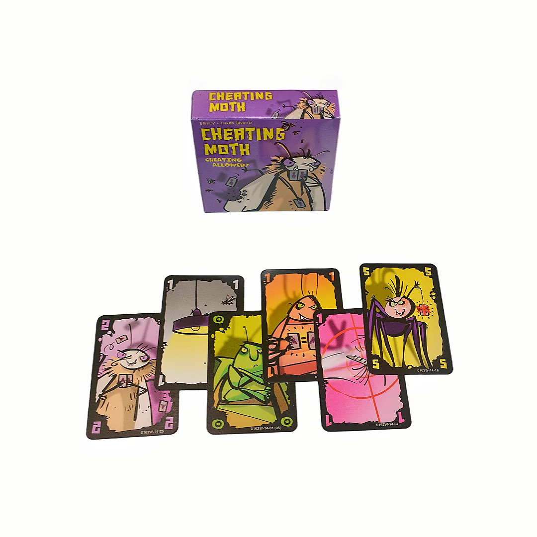 

"Игры Моттс" (Moth Games), английская версия карточной игры, увлекательная настольная игра, интерактивная настольная игра, подарки для вечеринок, подходит для Рождества, Хэллоуина, праздничных подарков