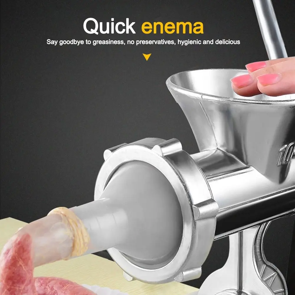 Space-Saving Manual Meat Grinder Hand-crank Multifunctional Sausage Stuffer Meat Mixer Kitchen Gadgets