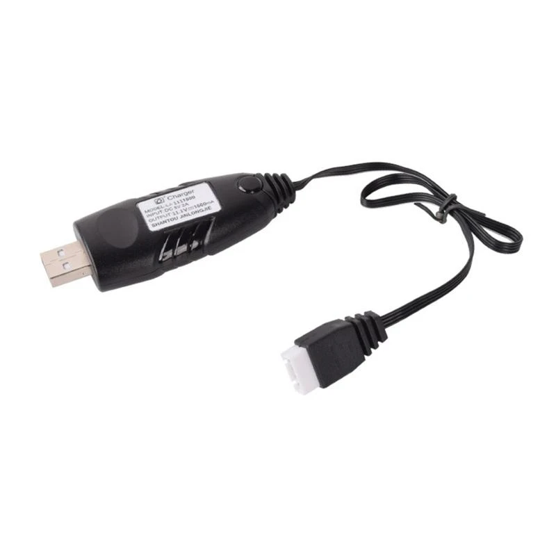 11.1V 4 핀 Lipo Liion USB 500ma 충전기 케이블 RC 모델 차량 항공기 배터리 범용 11.1V USB 충전기