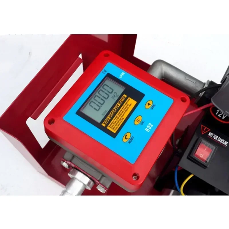 Large Flow Automatic Self-priming Oil Pump 12V 24V Quantitative Refueling Pump for Oil Tanker Industrial Transport