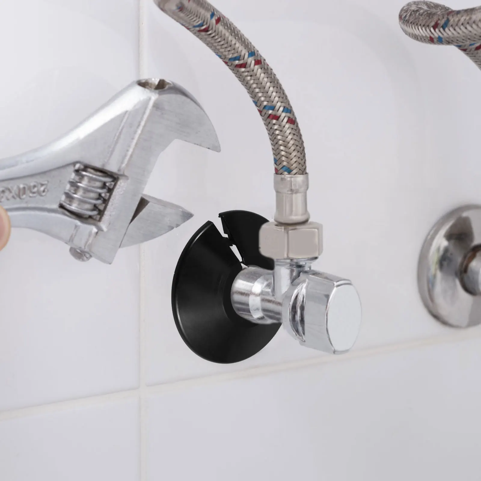 

10 Pcs Pipe Decorative Ring Bathroom Water Valve Cover Heat Sink Decoration Plumbing Radiator