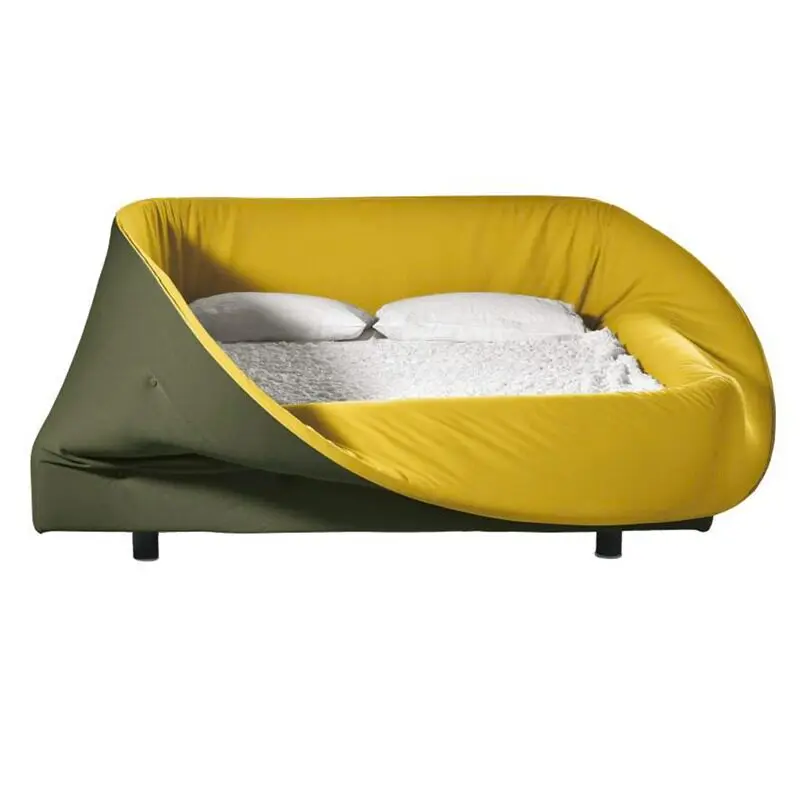 Orange fabric bird's nest bed does not interfere with each other Internet celebrities landing bird's nest double parent-child