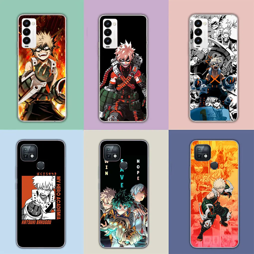 My Hero Academia Katsuki Bakugo BNHA Phone Cover for Samsung Galaxy A04 A14 A23 A34 A54 M23 M33 M52 M53 M30S M31 M51 M21 Case