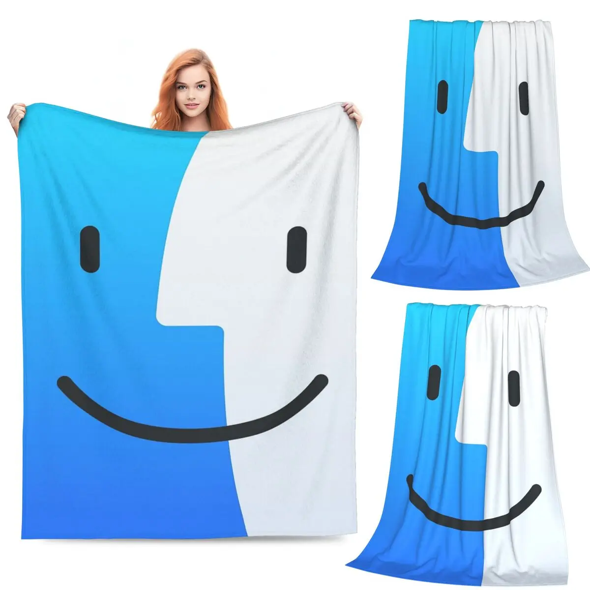 

Finder Blankets Flannel Sofa Throw Blanket Lightweight Throw Blankets for Home Bedroom Travel Throws Bedspread Quilt