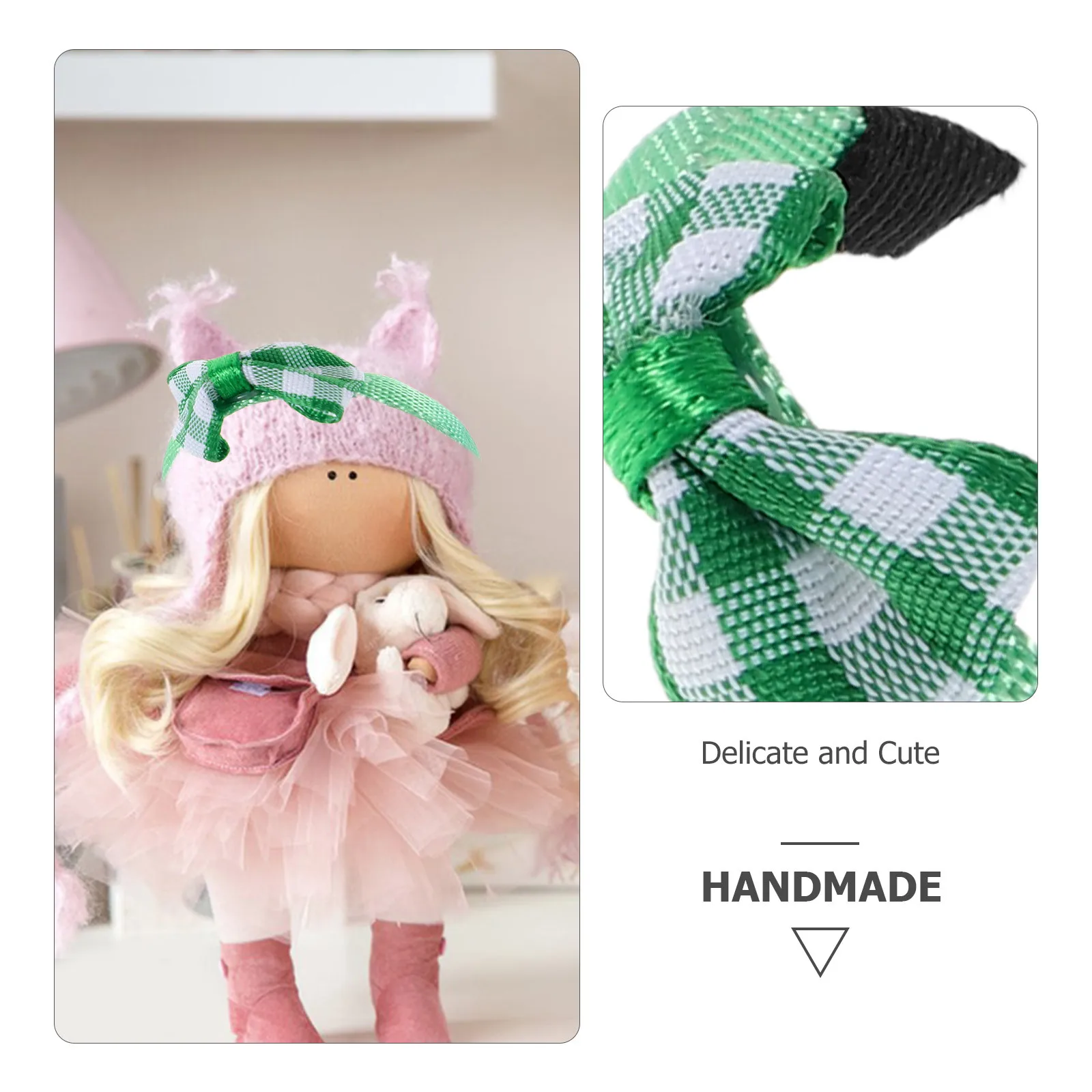 5 stuks poppenhuis handgemaakte haaraccessoires mini-hoofdband set voor kinderen aankleden doe-het-zelf decoratieve banden hoofdband voor meisje