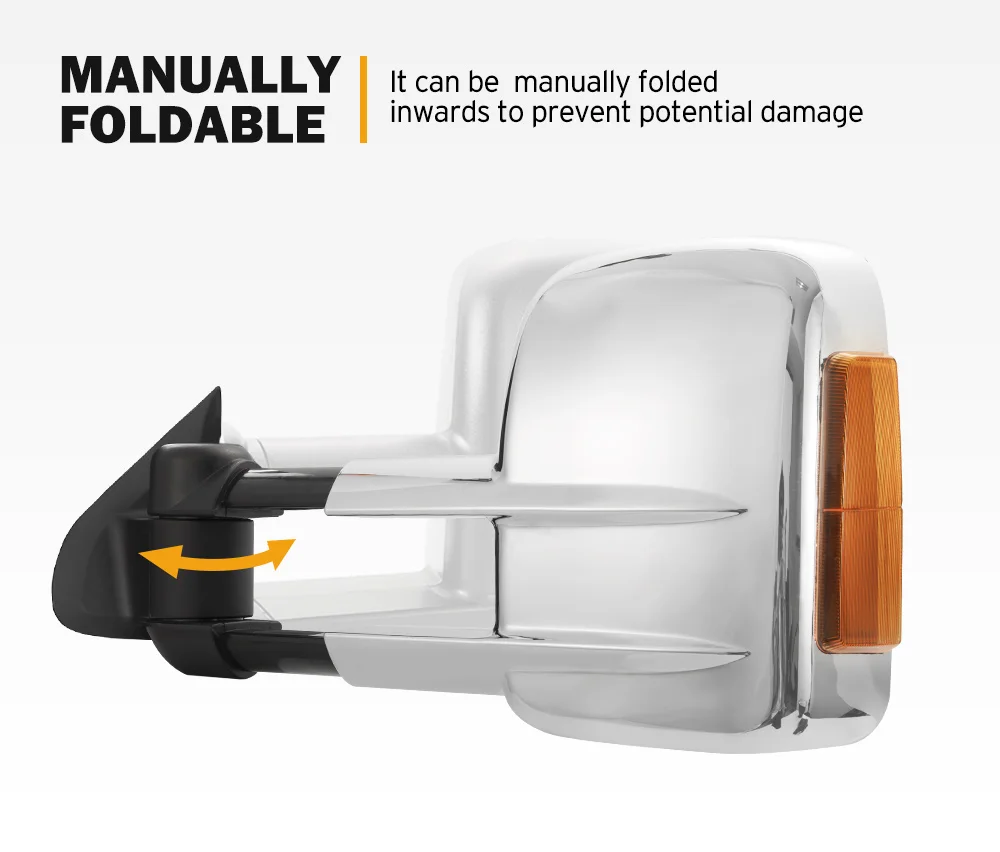 تمديد مرايا سحب الرؤية الخلفية الجانبية لنيسان نافارا D23 Np300 2015+