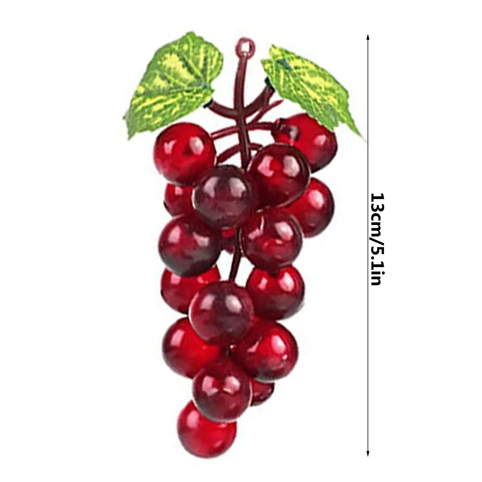 Fake Grapes Bunches Reusable Black Purple Green Grapes Natural Multiple Colors Artificial Grapes Cluster Garden Decor