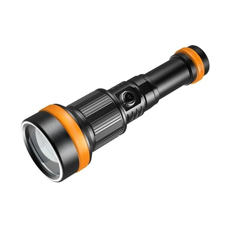 

Professional zoom diving flashlight amphibious underwater lighting