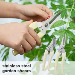 Stainless Steel Scissors Flower Cutting Flower Arrangement Pruning Fruit Tree Garden Branch Cutting Household Grafting