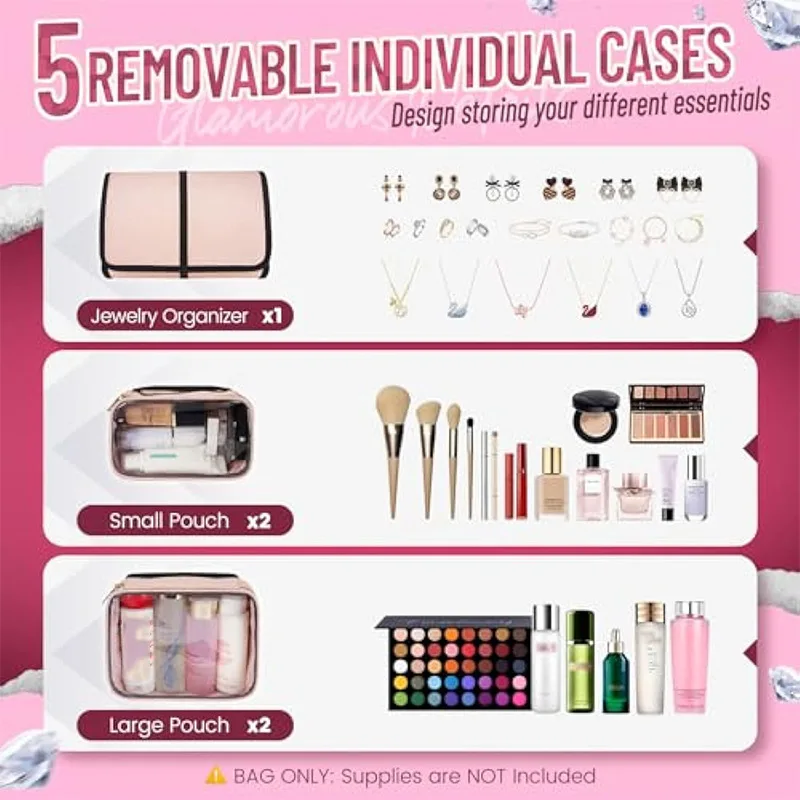 Storage Bag Makeup Removable Storage Bag Travel Storage Bag Waterproof Multifunctional Portable Toilet Bags Large Capacity