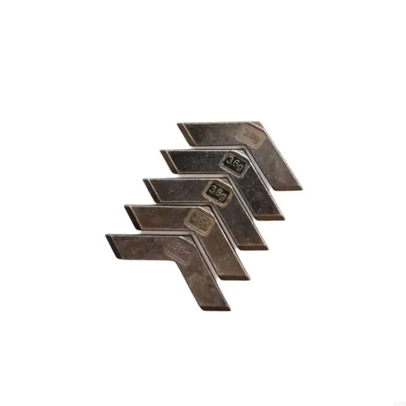 Set of 5 Metal Weights for Designers Tailored Mouse Control in Gaming and Design 