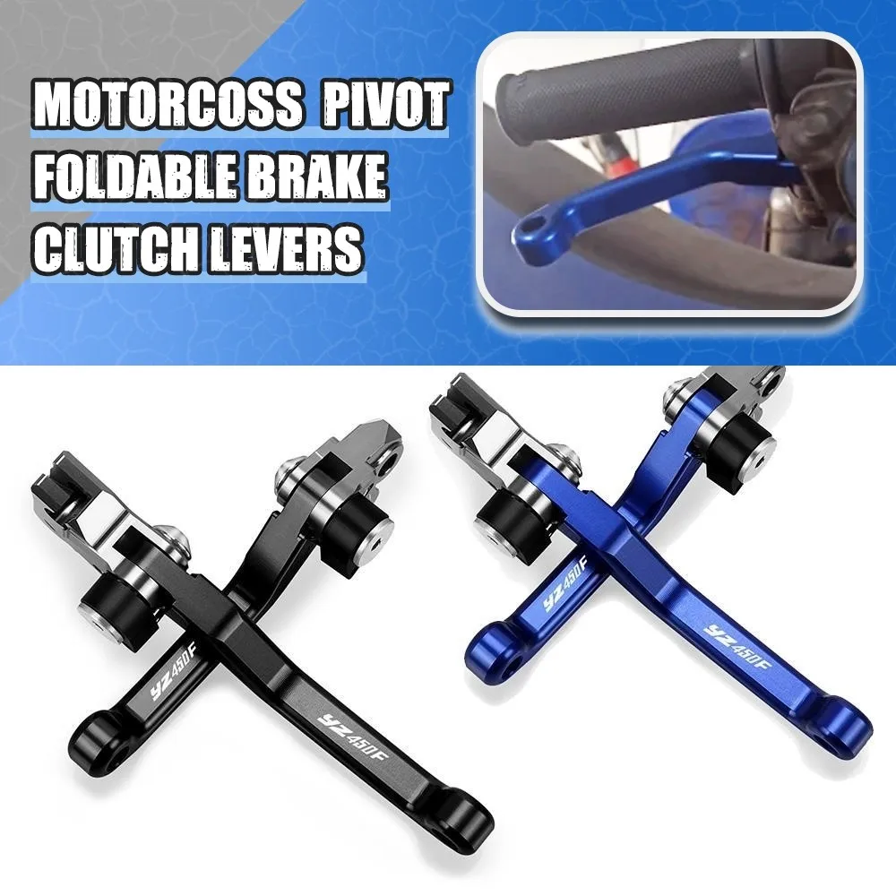 

Motocross Foldable Pivot Dirt Bike CNC Brake Clutch Levers Cable Lever Handle For YAMAHA YZ450F 2009 10-2022 2021 2020 2019 2018