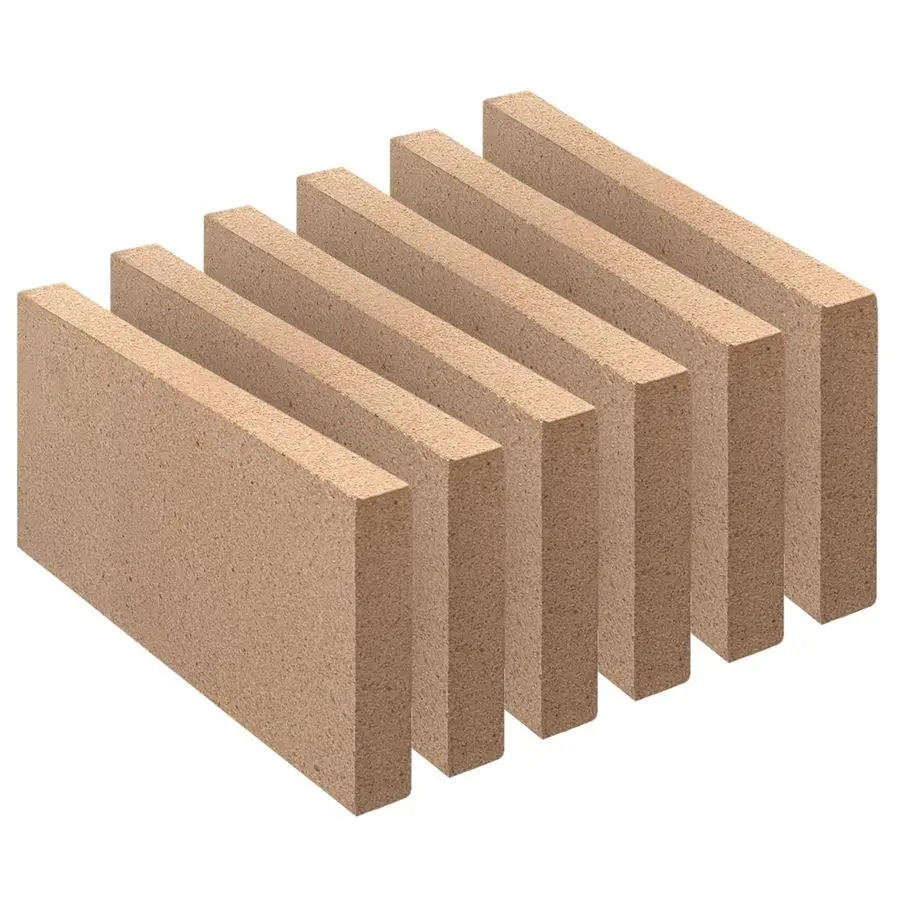 

Food Grade Clay fire Bricks, 3000F Size 9 x 41 2 x 3 4, Insulating 0.75 Thick Clay Firebricks Replacement for Wood Stoves, Firep