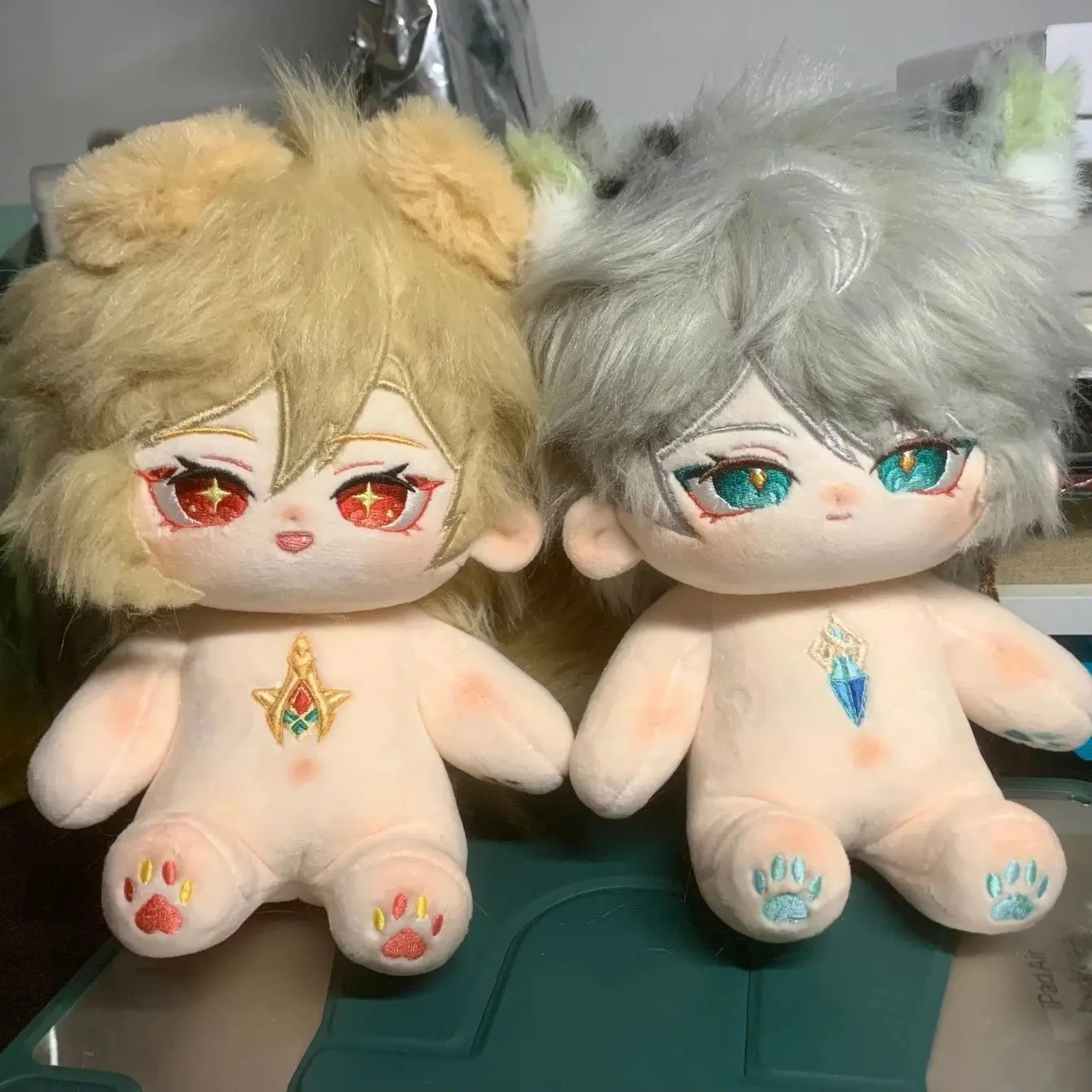 

In Stock 20cm Genshin Impact Al Haitham Kaveh Dolls Comic Dress Up Doll Cushions Pillows Fans Gift Plush Naked Doll