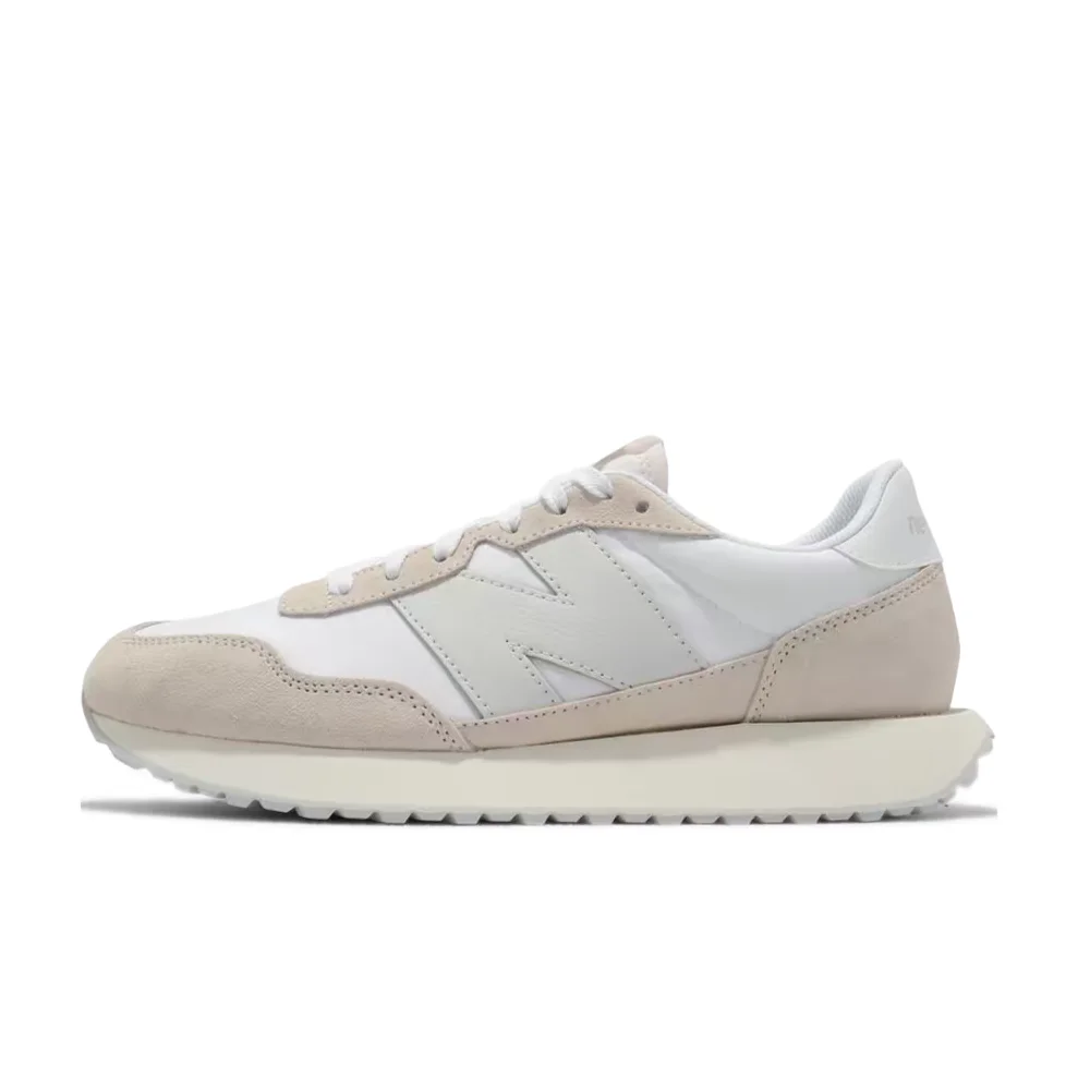 New Balance NB237 Men's Low-Top Casual Running Shoes  Pink/White, Retro Versatile Style, Shock-Absorbing & Durable MS237TWS