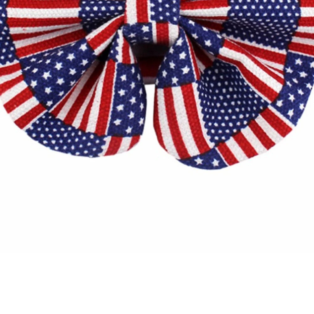 

2pcs National Flag Bowknot Hair Band For Anti-Slip Headband Girl Hairband Knot Design Festival Party Accessories Adjustable