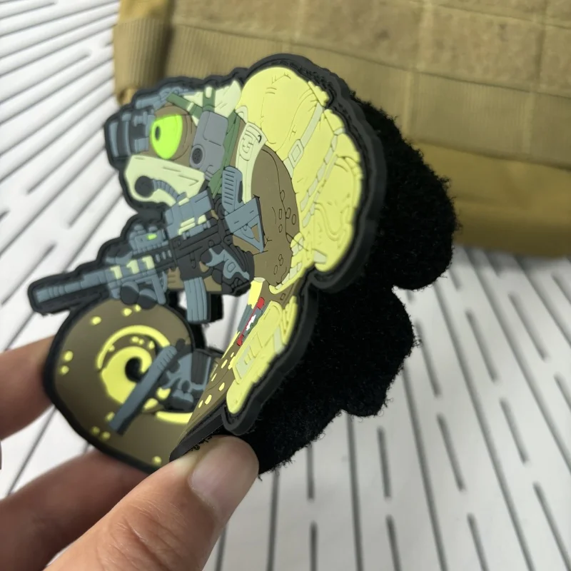Chameleon Tactical Patch PVC Combat Hook&Loop Patches Military Chameleon Legion Morale Badge Backpack Armband Stickers