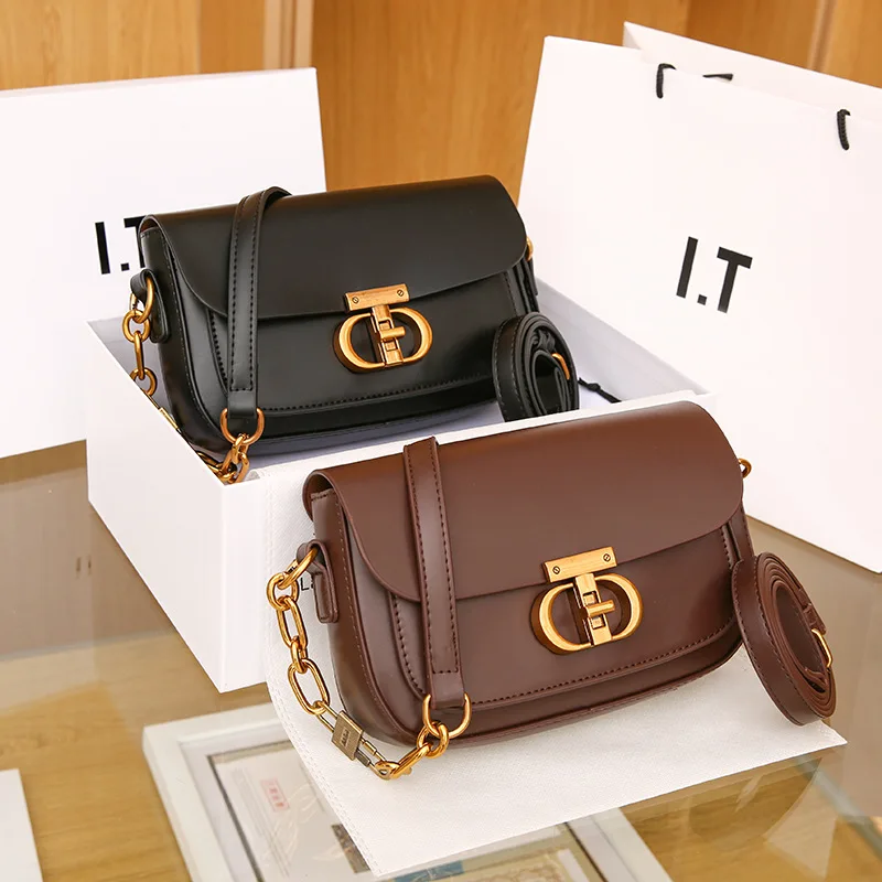 

Sacs à bandoulière en cuir pour femmes, petit sac sous les bras, sacoche carrée, sacs à bandoulière