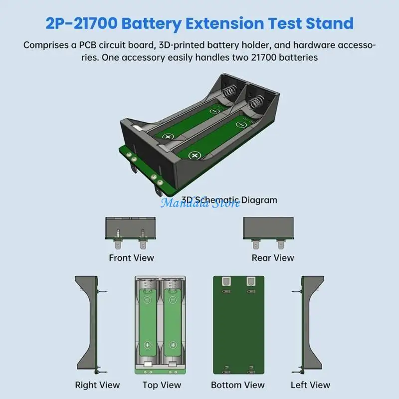

U2JC 18650 21700 Type C 4Channel Battery Capacity Tester LCD Display Lithium Digital Battery Detection Device