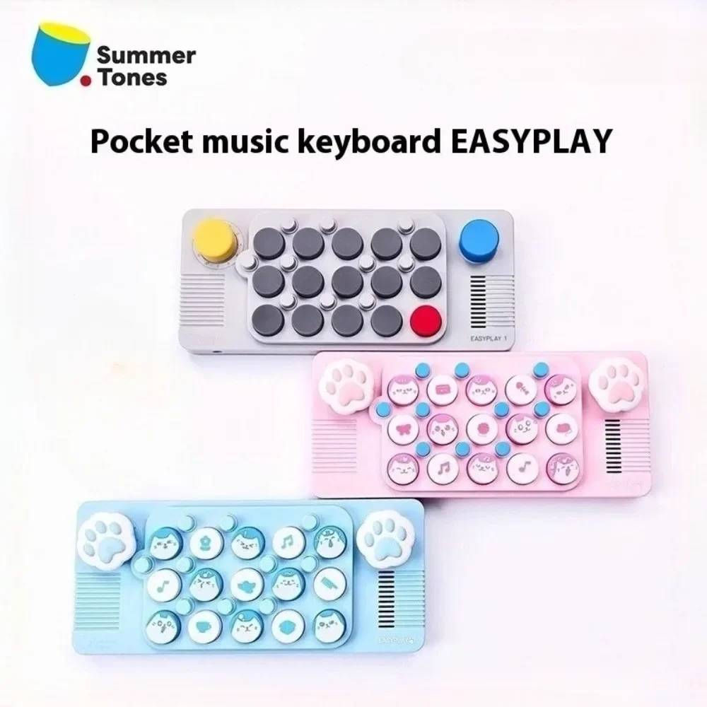 Easyplay Music Keyboard Pocket Mini Portable Electronic Piano Intelligent Midi 1600mah Customizable Music Card Midi Piano Toy