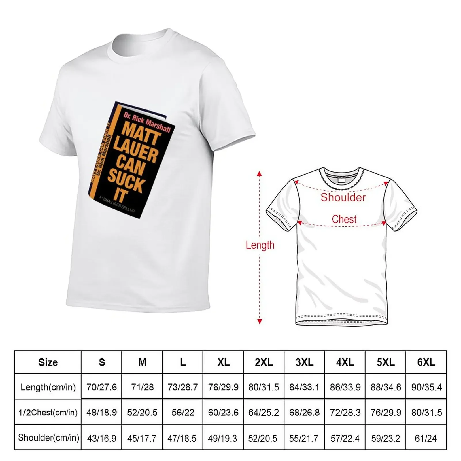 Will Ferrell Matt Lauer Can Suck It Book T-Shirt sports fans aesthetic clothes customs design your own mens vintage t shirts