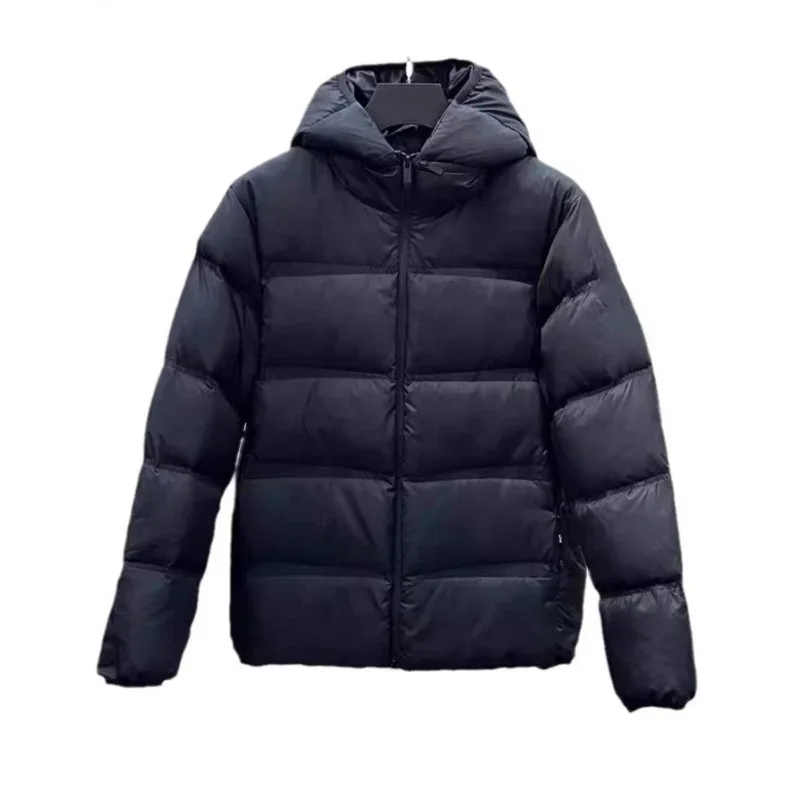 Moncl * R Winter heren witte ganzendons jas warme capuchon slim fit puffer jas jas mannelijke casual hoogwaardige thermische overjas