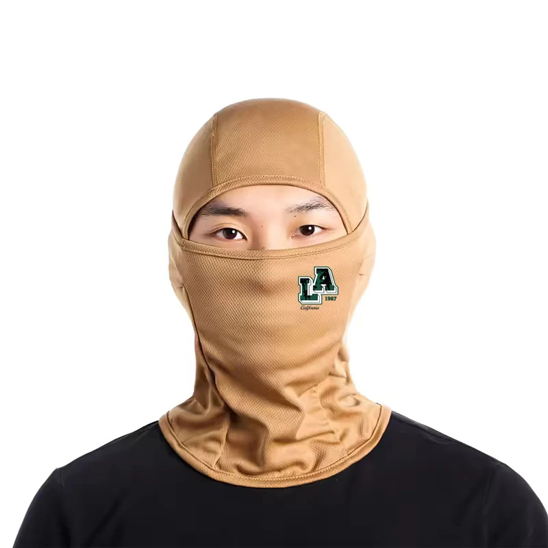 1/5PC full face Balaclava, multiple colors, embroidered with 