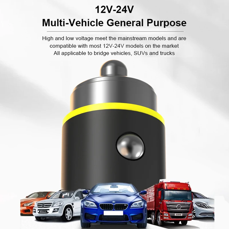 URVNS 45W Dual USB C Car Charger with Mini and All-Metal Body, (PD3.0 45W+45W) Type-C Fast Charging for iPhone 14 Pixel MacBook image 6