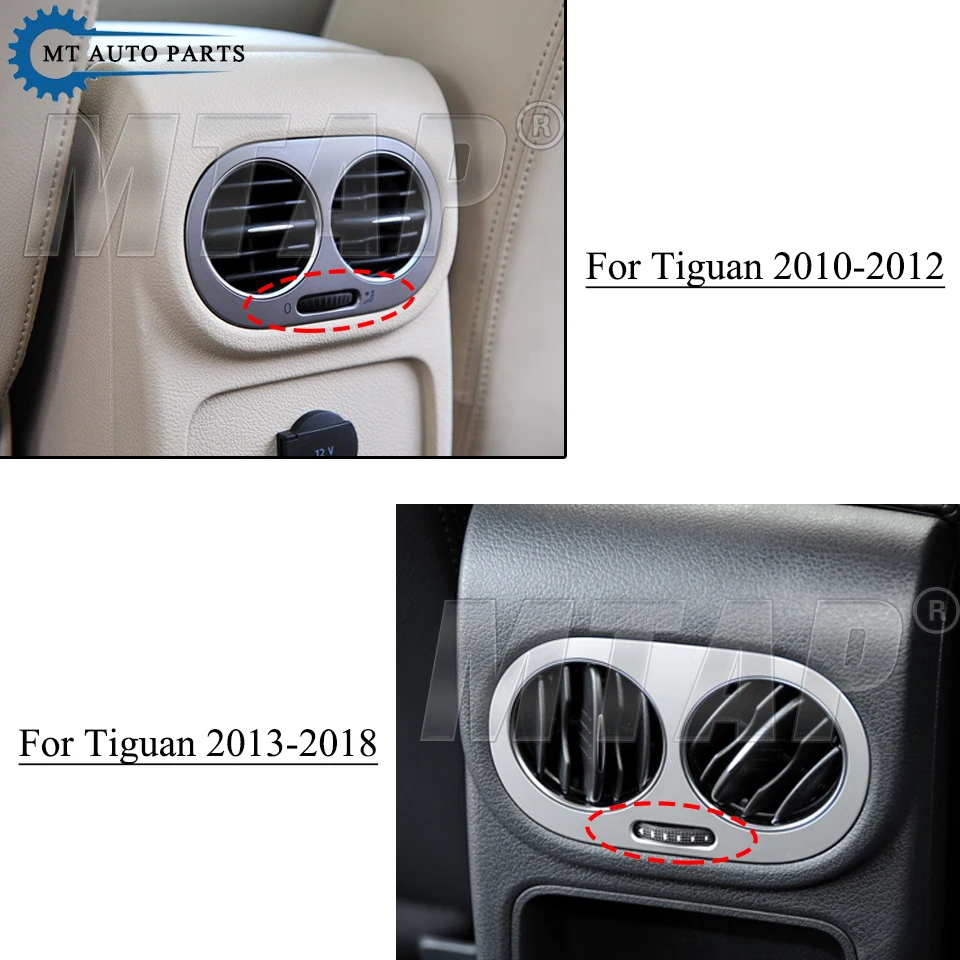 MTAP Centre Armrest Rear Air Conditioner Outlet AC Vent Assembly For VW Tiguan 2010 2011 2012 2013 2014 2015 2016 5ND819203B