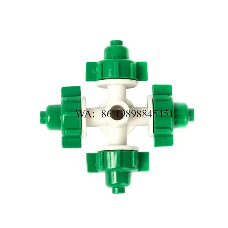 WMWMNU Orange Adjustable Single Atomization Sprayer Water Misting Sprinkler Nozzle