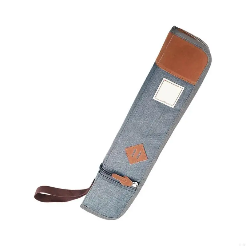 

Drumsticks Case Fabric Texture Practice Drumsticks Bag with Soft Lining for Various Playing Levels and Performances W89F