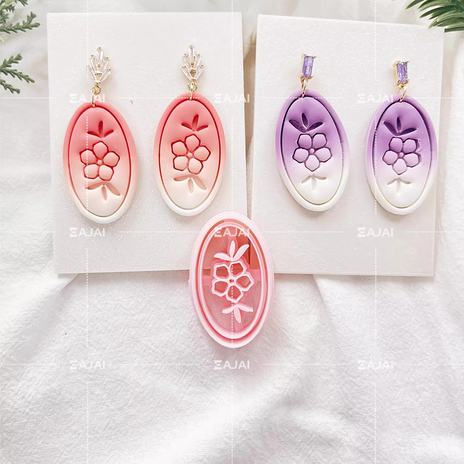 

Luxury Flower Petal Sets Polymer Clay Cutters Mini Micro Floral Shape for Earring Jewelry Pottery DIY Tools for Beginners