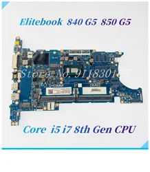 L15518-601 6050A2945601-MB-A01 do HP Elitebook 840 G5 850 G5 płyta główna do laptopa z rdzeniem I5 I7/8th Gen CPU UMA 100% testowana