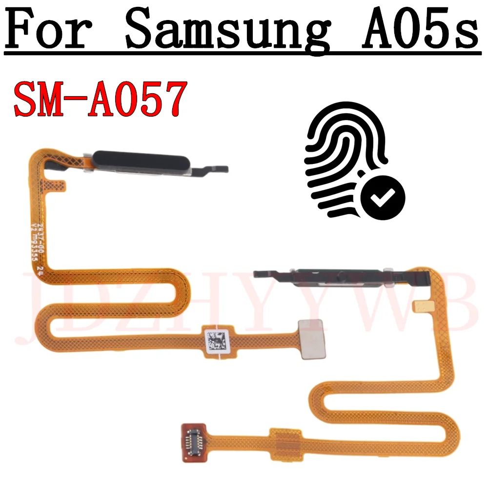 

Fingerprint For Samsung Galaxy A05S SM-A057F Home Button Fingerprint Menu Return Key Sensor Flex Cable With Power Button