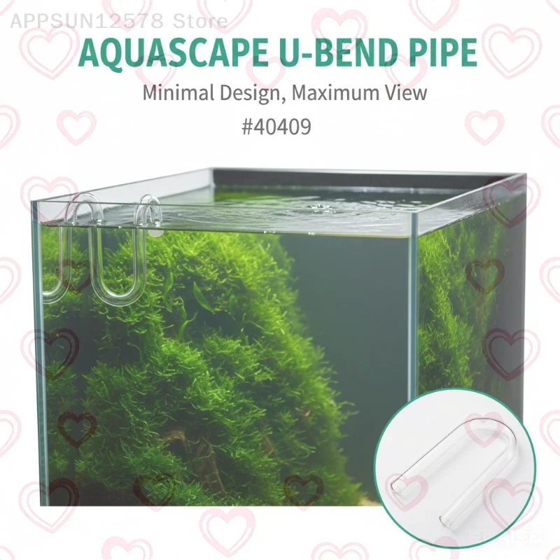 5Pcs U Shape Tube Acrylic Aquarium Connector Fish Tank Air Pump Air Tube Filter Connecting Accessories