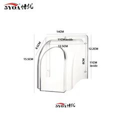 Waterproof Case for 86 Button Doorbell Plastic Rain Protector Outdoor Rainproof Cover Access Control Keypad Reader Sun Shell