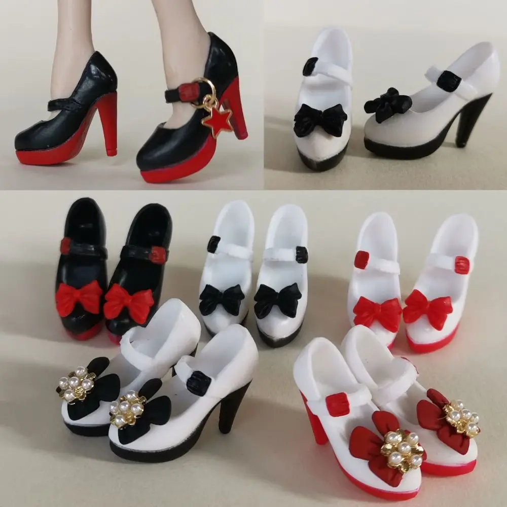 품질 1/6 BJD 인형 신발 하이힐 샌들 슈퍼 모델 30cm 그림 인형 샌들 원래 인형 캐주얼 신발 액세서리