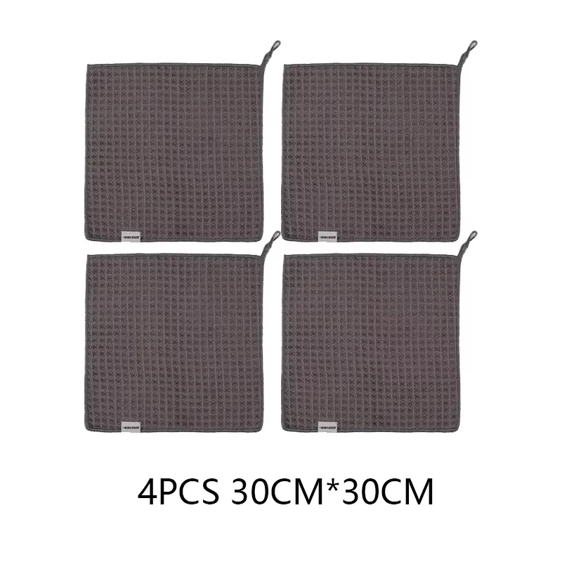 MHW-3BOMBER Barista Handdoeken voor 1/4 Stuks Microfiber Barista Doek Espresso Reinigingsdoekje voor Koffie Bar Koffie Schoon Accessoires