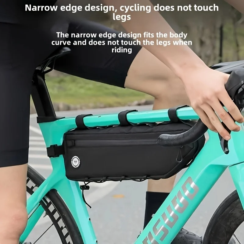 TOSUOD Wasserdichte Fahrrad-Down-Schlauchtasche, große Öffnung, praktische Fahrradtasche für Rennräder und Mountainbikes – Detail 6