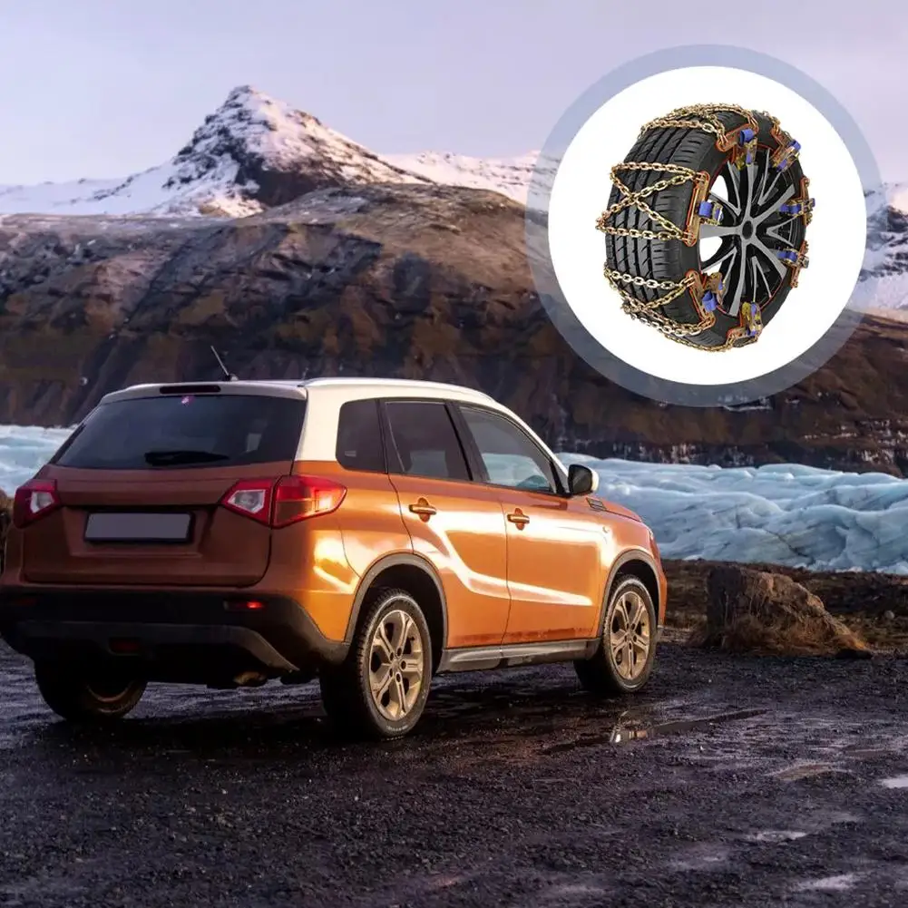 

Universal Ice Mud Emergency Adjustable Car Snow Chains Vehicle Chain Manganese Steel Thick Anti-skid Chain Winter Plus Chai T3T8