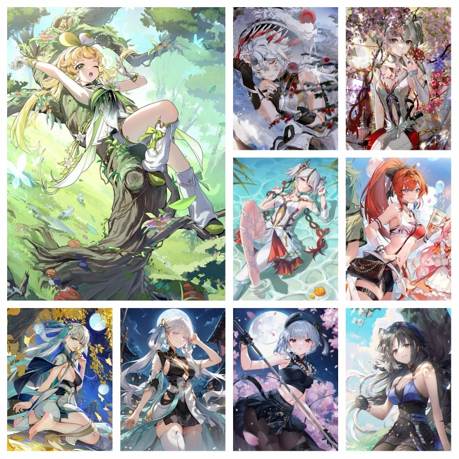 Wuthering Waves Cute Verina Yangyang Sanhua Diamond Painting Art Anime Game Yinlin Baizhi Photo Mosaic Cross Stitch Room Decor