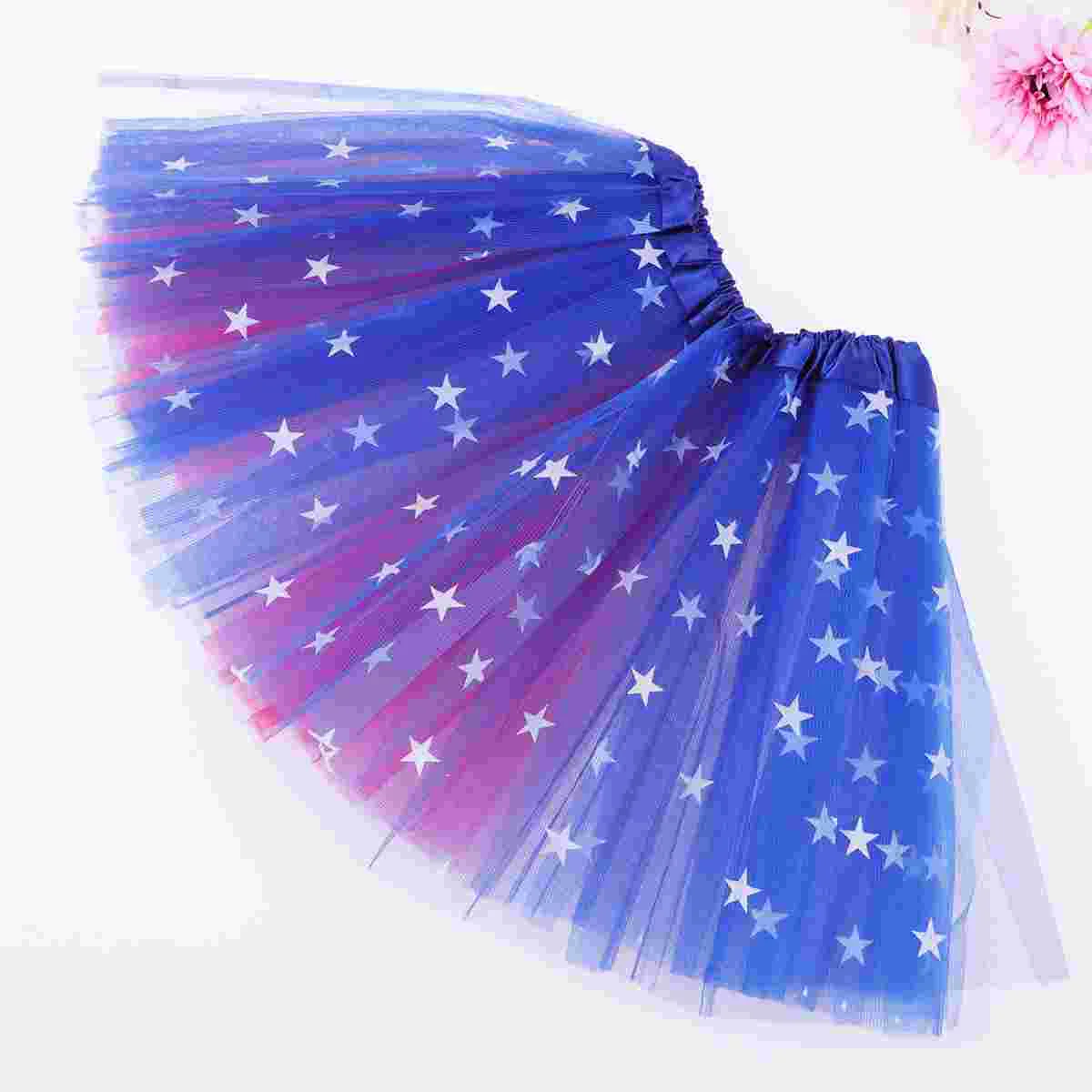 Patriotic Party Costume 4th of July Kids Clothes Girl Tutu Skirt for Girls Child