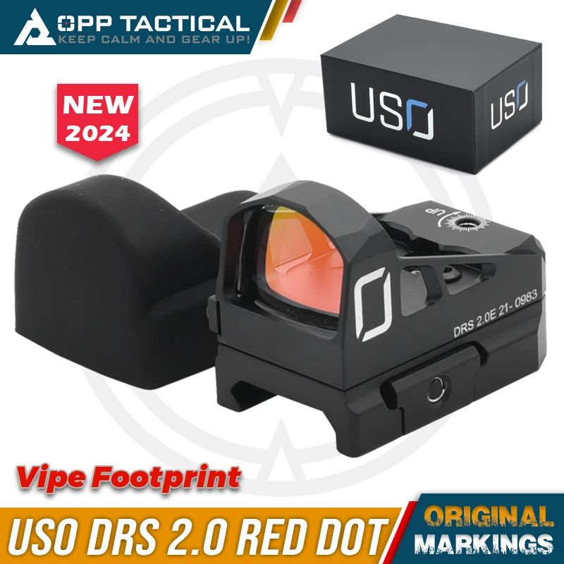 

Rifle Scope USO DRS 2.0 Ptics Red Dot Sight 6 MOA USO Riflescopes Fit Picatinny Mount Glock Scope Ar15 Hunting