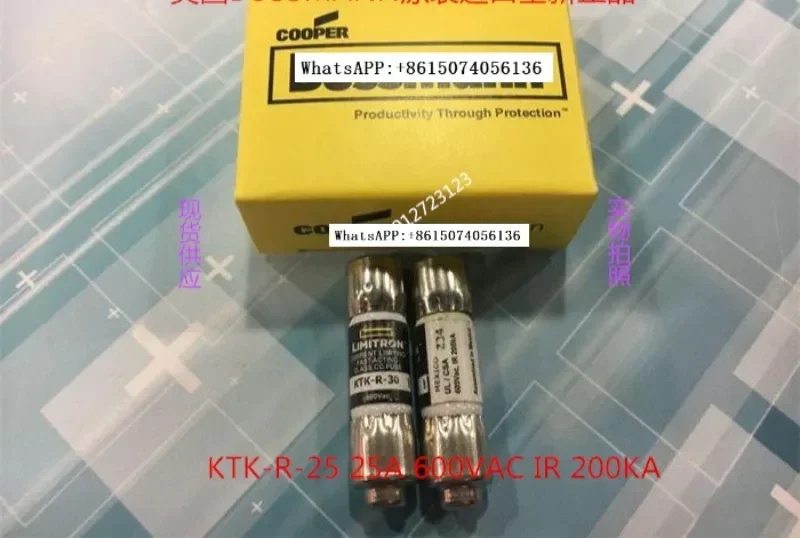 

KTK-R-25 Doctor Man 10X38 fuse 25A600V brand new（10PCS）